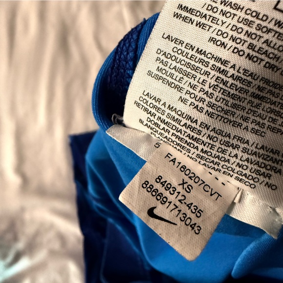 Nike Vibrant Blue Leggings size X small women's - Picture 3 of 3